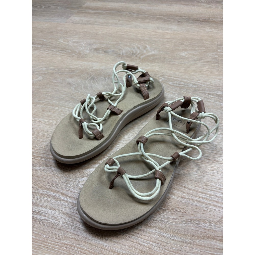 Teva Voya Infinity Strappy Sandals Womens 7 Color Cream